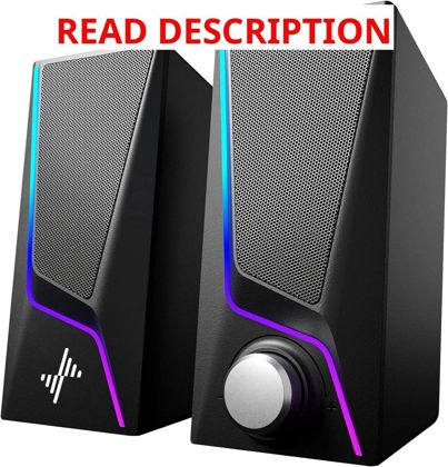 Nylavee USB Computer Speakers 6 Lights