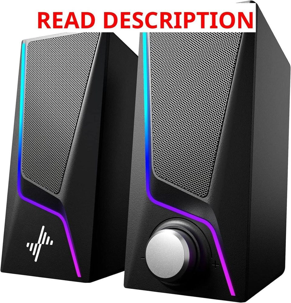 Nylavee USB Computer Speakers 6 Lights