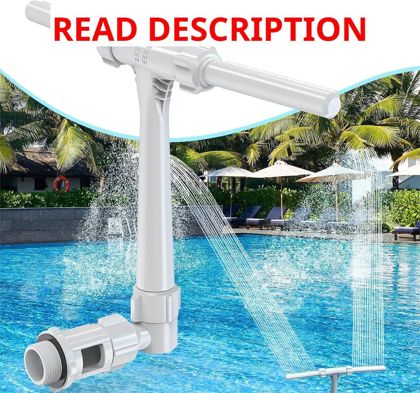 Pat Pend 2025 Pool Fountain: Dual Sprays