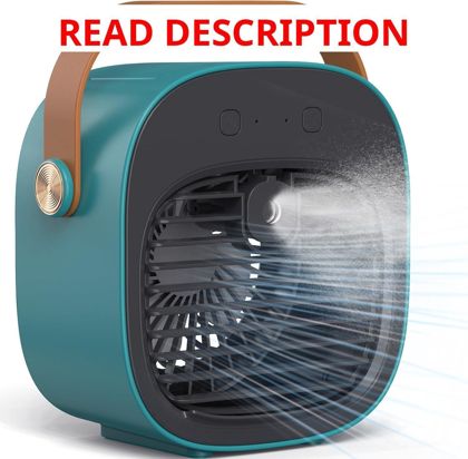Portable Air Cooling Fan - 6000mAh Mini Quiet