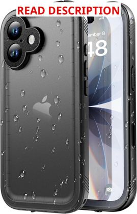 SPORTLINK iPhone 17 Case IP68 Shield Black