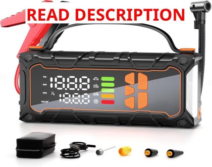 Battery Jumper Starter 4000A with Air Comp