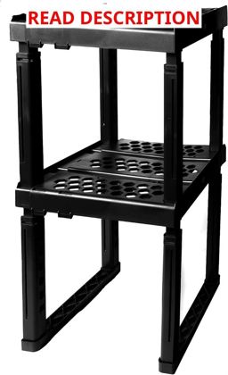 Piffny Locker Shelf 2-Pack Black PLKSLF01
