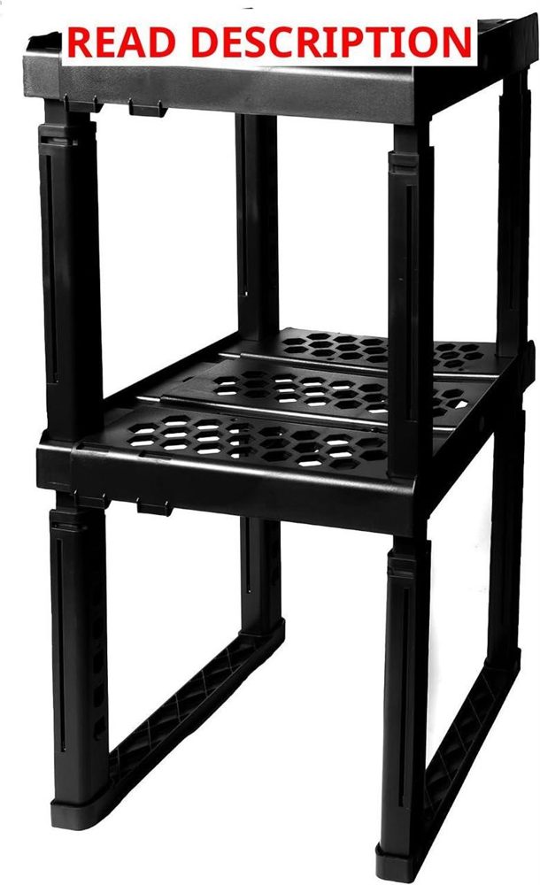 Piffny Locker Shelf 2-Pack Black PLKSLF01