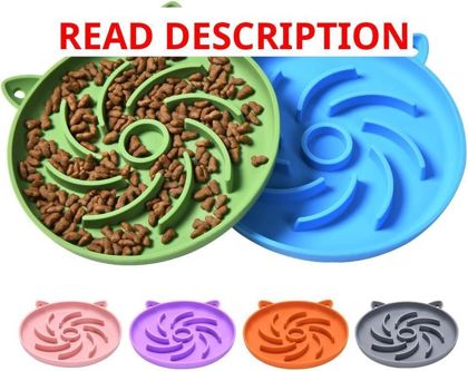 Silicone Slow Feeder Cat Bowl: Puzzle