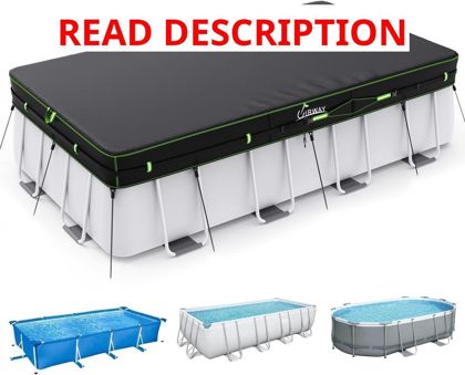 UIRWAY 7x10 FT Rectangular Pool Cover