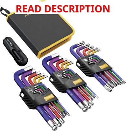 AMTOVL 27PCS Allen Key Set Hex Keys