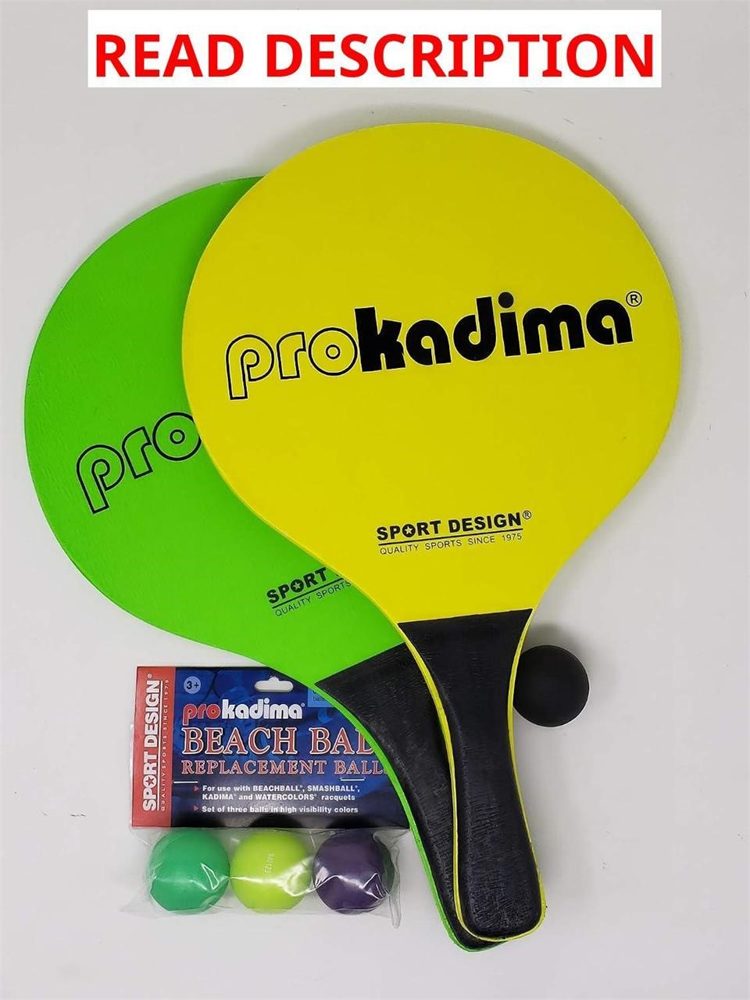 Beach Paddle Bundle | 2 Paddles & 4 Balls
