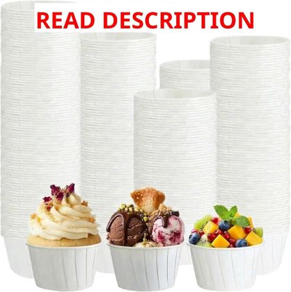 500 Pcs Paper Dessert Cups 3.5 oz