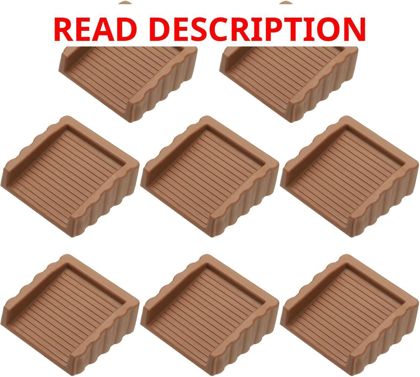 PATIKIL 8Pack Two-Way Door Stoppers 1" Coffee