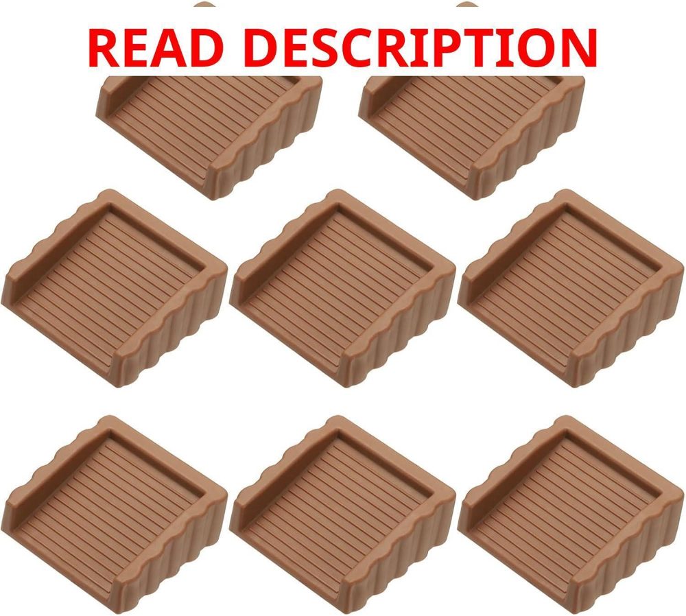 PATIKIL 8Pack Two-Way Door Stoppers 1" Coffee