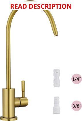 Tohlar Gold Filtered Water Faucet RO tap