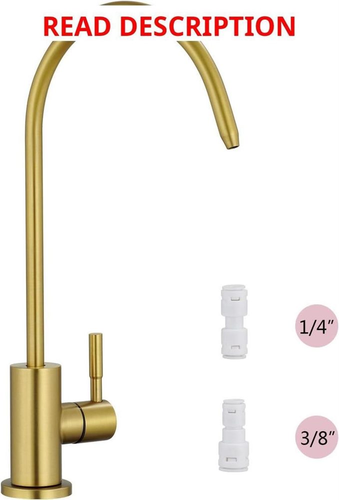 Tohlar Gold Filtered Water Faucet RO tap