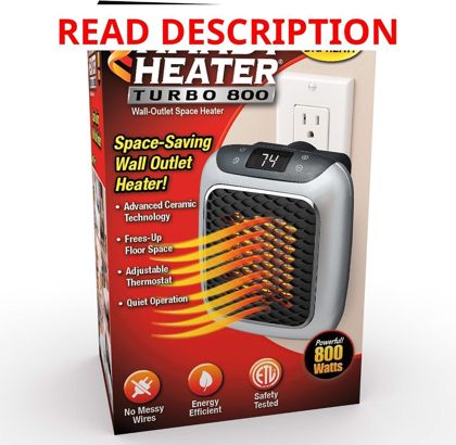 Ontel Handy Heater Turbo 800 Heater