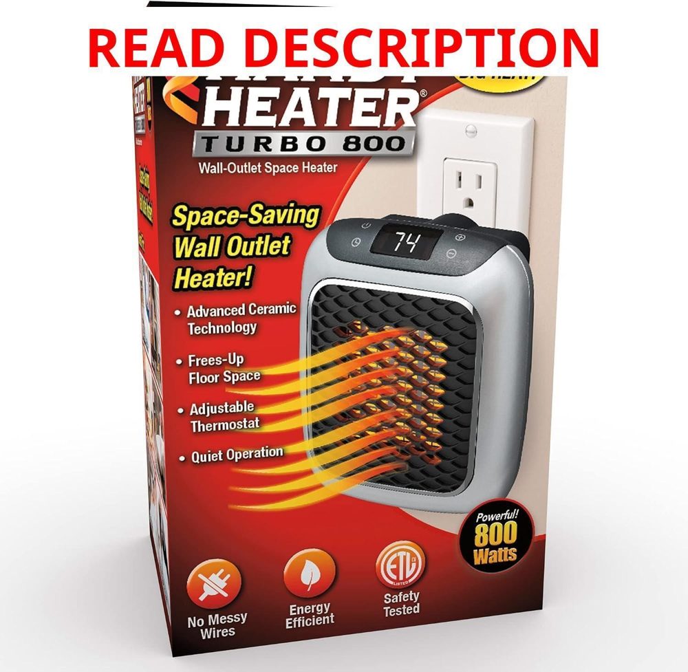 Ontel Handy Heater Turbo 800 Heater