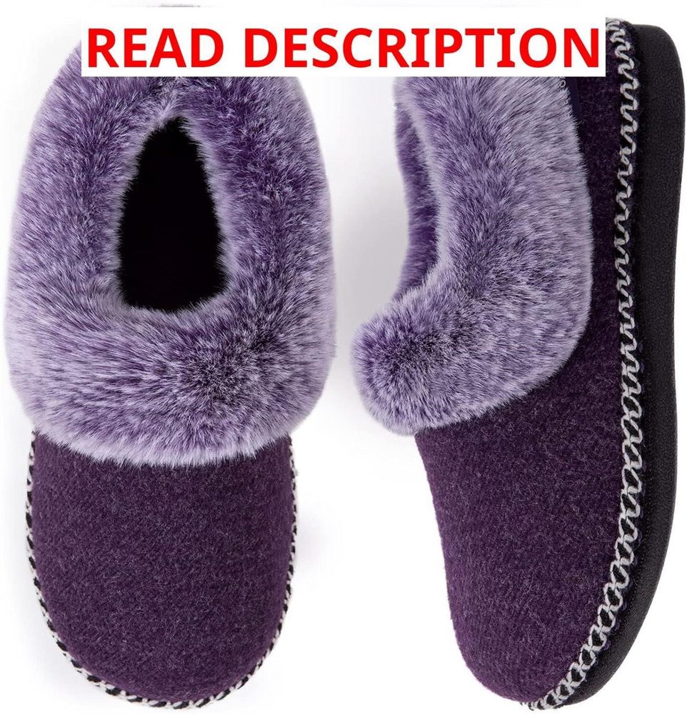 EverFoams Women's Bootie Slippers Memory Foam