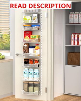 VyGrow 12.3" W Over-the-Door Pantry Organizer