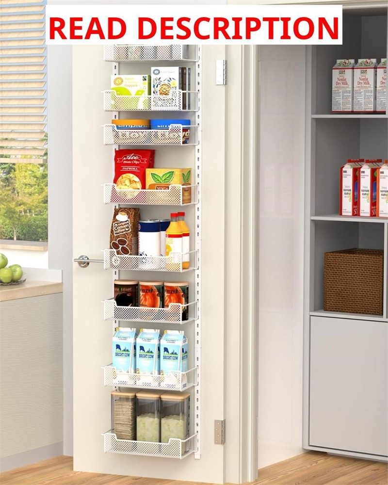 VyGrow 12.3" W Over-the-Door Pantry Organizer