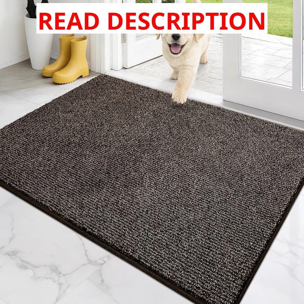 PURRUGS Dirt Trapping Door Mat 32"x47"