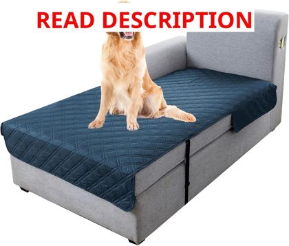 Genina L-Shape Couch Cover Waterproof Blue
