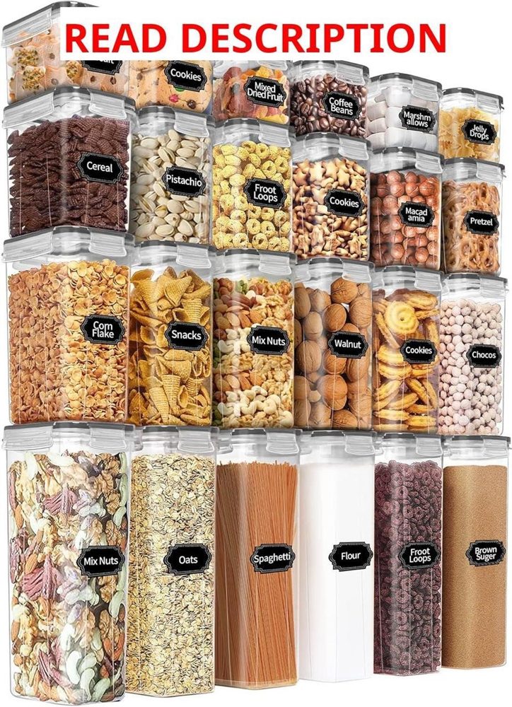 PRAKI Airtight Food Storage Set 24 Pcs