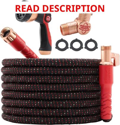 Pocket Hose Ballistic 100 FT Expandable