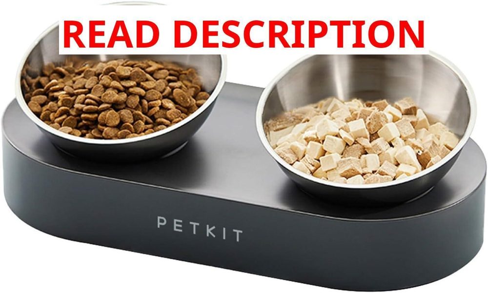 PETKIT 304 Stainless Elevated Bowls Set