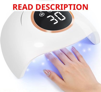 LadyMisty 72W UV LED Nail Lamp LCD White