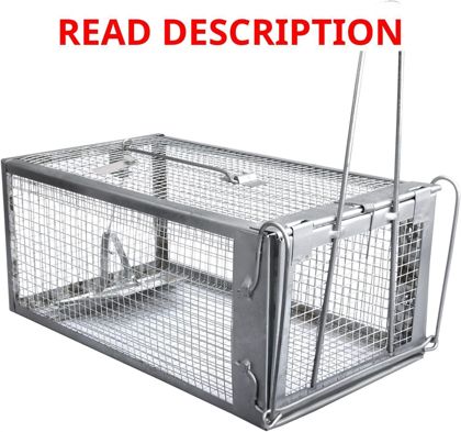Gingbau Rat Chipmunk Trap Humane Cage Trap