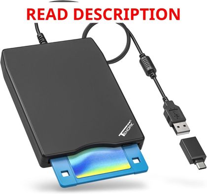 Tendak USB Floppy Drive - 3.5" External FDD