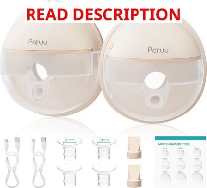 Paruu Hands Free Breast Pump P16 Wearable