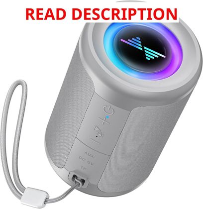 LENRUE Bluetooth Speaker with Lights 5.3