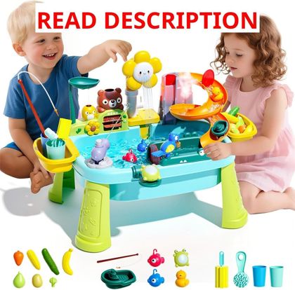 Ploomi Toddler Sand Water Table with Pump