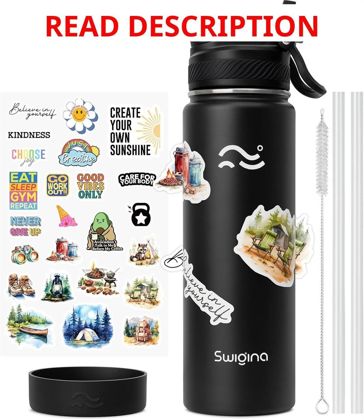 Swigina 24oz Insulated Bottle with 2-in-1 Lid