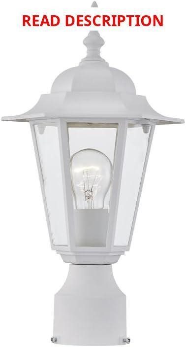 WISBEAM White Outdoor Post Light E26 60W max