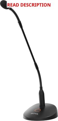 BOYA Desktop Gooseneck Condenser Mic BY-GM18CB