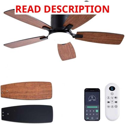 Ayaoty 42" Ceiling Fan with Lights Remote
