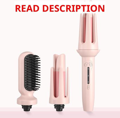 3-in-1 Auto Curler + Straightening Brush