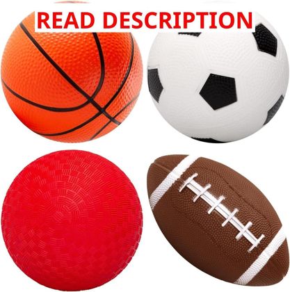 Toddler Soft Balls 4-Pack 5"