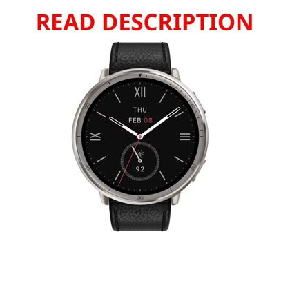 Amazfit Active 2 - Black Leather