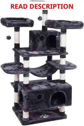 PTITTM01 Cat Tree - Hammock Scratching Post