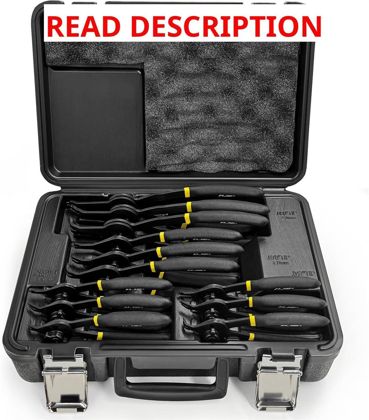 KJE 12Pcs Snap Ring Pliers Set 0.038"-0.09"