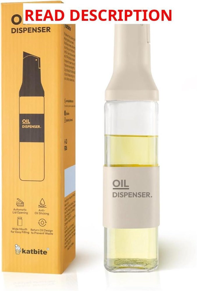katbite 16oz Glass Olive Oil Dispenser