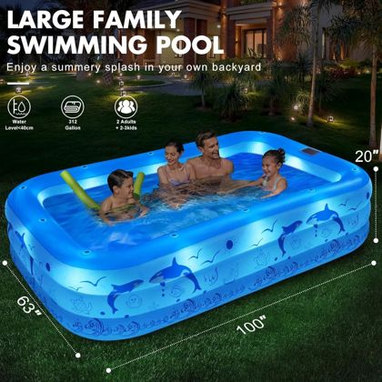 StarOcean 2026 Inflatable Pool with Lights