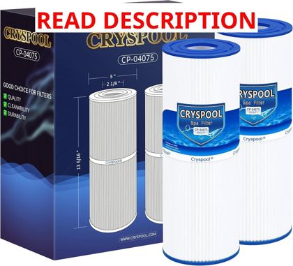 Cryspool 04075 Spa Filter 50 Sq. Ft (2)