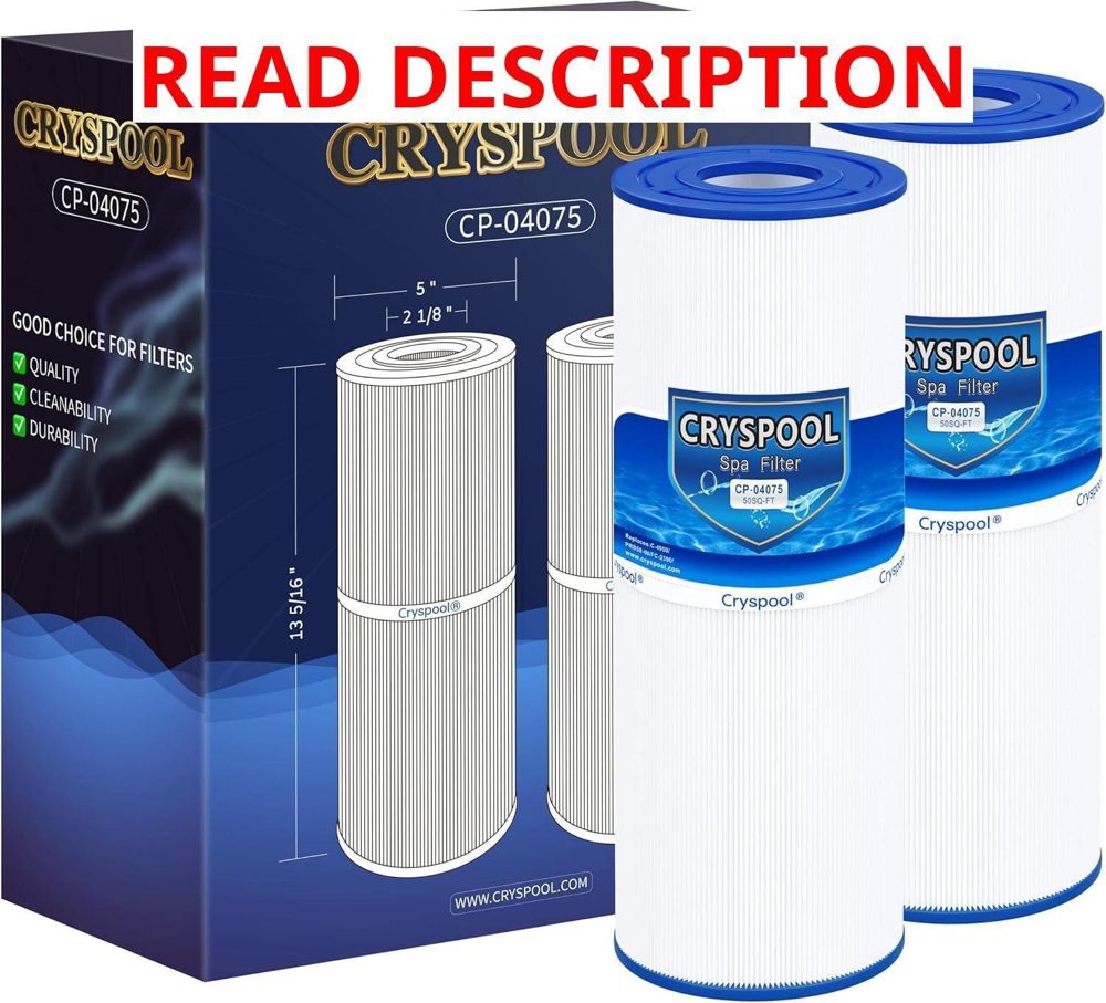 Cryspool 04075 Spa Filter 50 Sq. Ft (2)