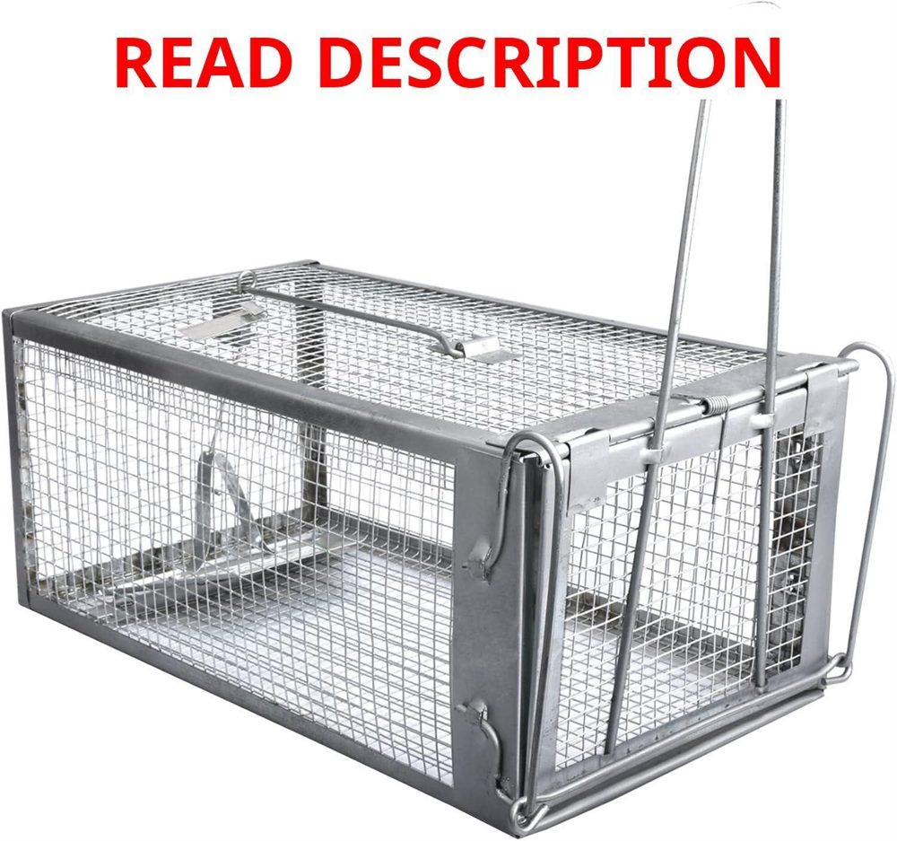 Gingbau Rat Chipmunk Trap Humane Cage Trap