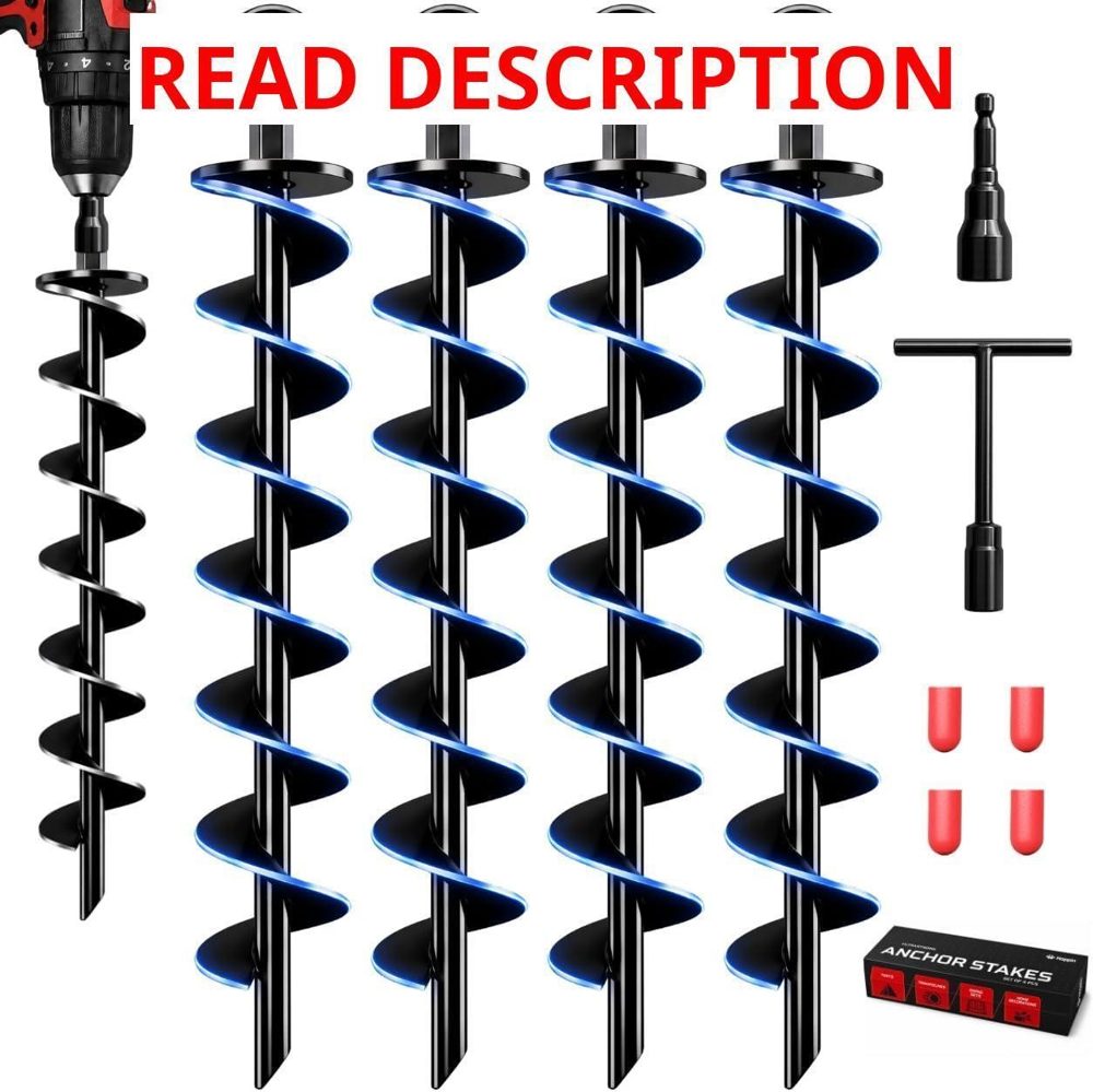 Happin Trampoline Stakes Galvanized Steel (4)