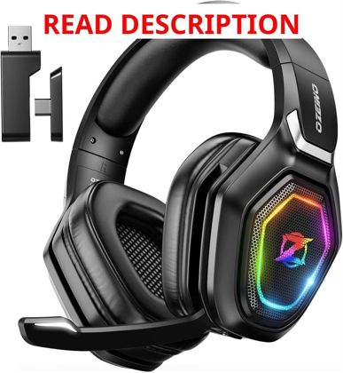 Ozeino Wireless Gaming Headset with RGB 2.4GHz