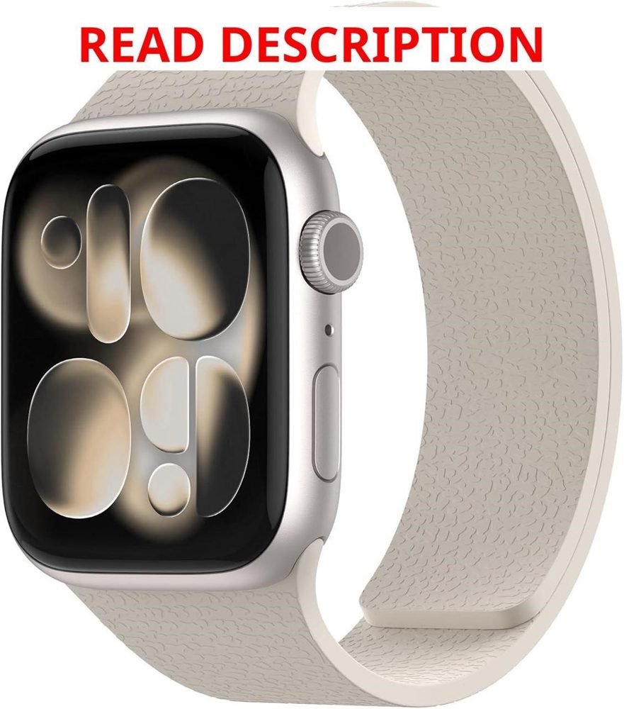 Magnetic Silicone Band for Apple Watch 44-49mm